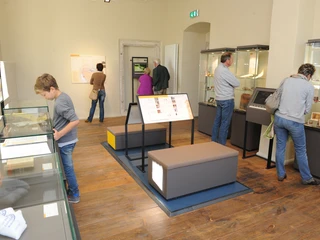 Ausstellungsraum im Museum Burg Brome Interaktiver Ausstellungsraum im Museum Burg Brome in der Südheide Gifhorn