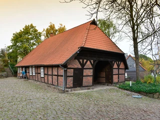 Außenansicht Schulmuseum Steinhorst Außenansicht Schulmuseum Steinhorst in der Südheide Gifhorn