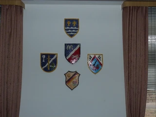 Traditionsgebäude Standort Dedelstorf Wappen an der Wand im Traditionsgebäude Standort Dedelstorf