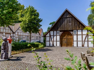 Fachwerkhäuser im Dorfkern Versmold-Bockhorst