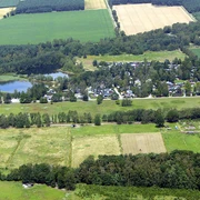 Luftbild vom Campingplatz Seerosenteich