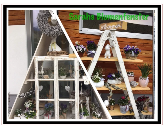 Oster-Blumenfenster