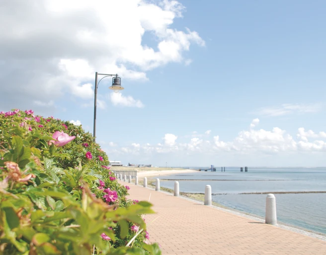 Blick auf den Fähranleger