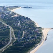 Oststrand List auf Sylt aus der Vogelperspektive Oststrand List auf Sylt von oben