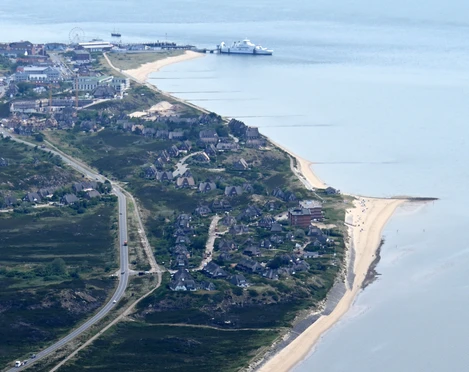 Oststrand List auf Sylt aus der Vogelperspektive Oststrand List auf Sylt von oben
