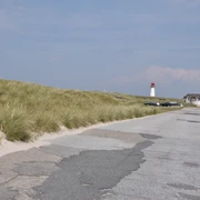 Leuchtturm List-West Straße am Ellenbogen zum Leuchtturm List-West