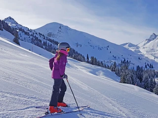 Perfect snow and piste conditions in the Grimmialp ski area