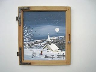 Winterlandschaft mit Kirche