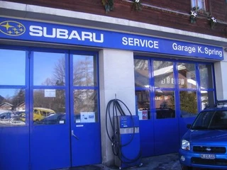 Eingang der Garage Spring