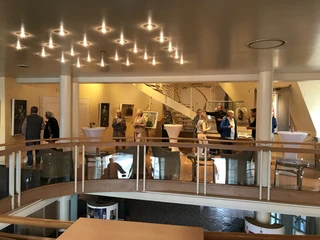 Eine Vernissage in der Galerie im Kaamp-Hüs