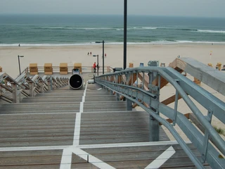 Strandtreppe am Hauptstrand