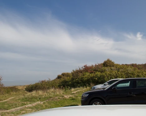 Parkplatz in Wattenmeer-Nähe