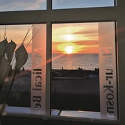 Blick aus der Behandlungskabine