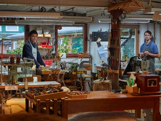 Blick in die Werkstatt