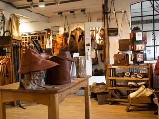 Auslage Lederwerkstatt