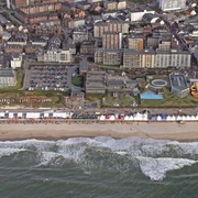 Hauptstrand von oben
