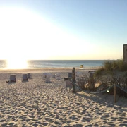Textil- und FKK-Strand an der Buhne 16 in Kampen