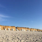 Hundestrand an der Sturmhaube in Kampen