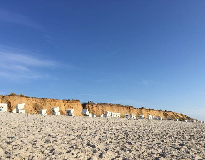 Hundestrand an der Sturmhaube in Kampen