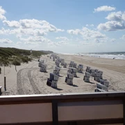 Textil- und FKK-Strand am Dünensteg in Kampen