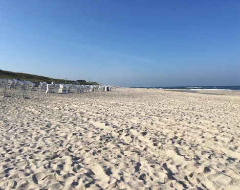 Textilstrand am Kaamps7 in Kampen