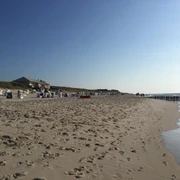 Textilstrand am Kaamps7 in Kampen