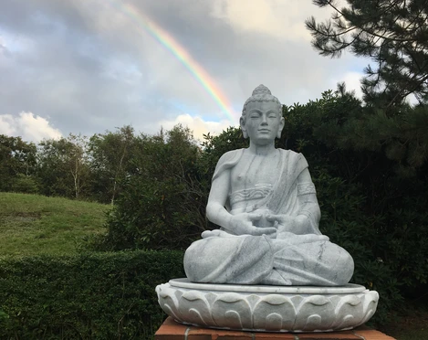 Ein Buddha in Kampen