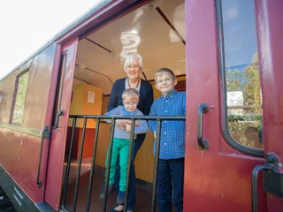 Fahrt mit dem Bispinger Heide-Express