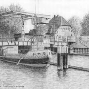 Gieselaukanal mit Klappbrücke