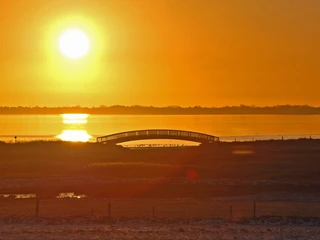 Lügenbrücke bei Sonnenaufgang