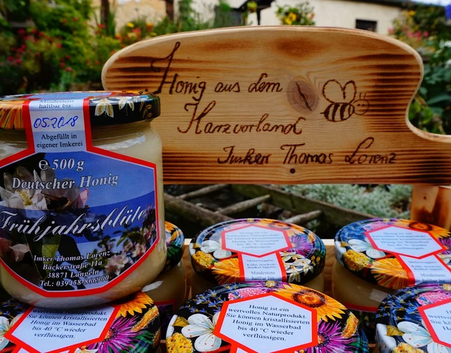Hobby-Imker Lorenz - Honiggläser