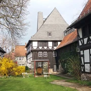 Rückseitige Ansicht des Mönchehaus Museums