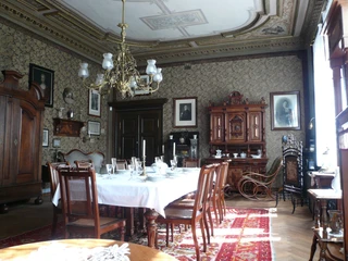 Der im Original erhaltene Salon der Familie Schraube