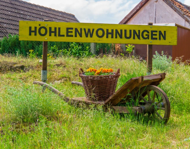 Halberstadt Höhlenwohnungen Langenstein Eingang Schäferberg