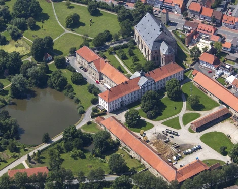 Klosteranlage Lamspringe - Luftbild