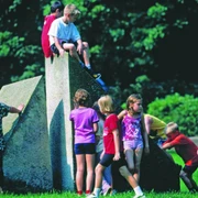 Skulptur "Ungleiches Paar"