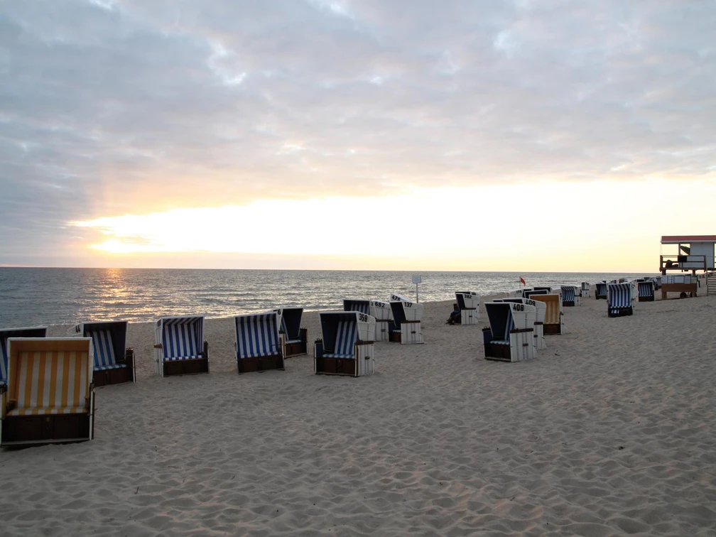 Sonnenuntergang am Strand