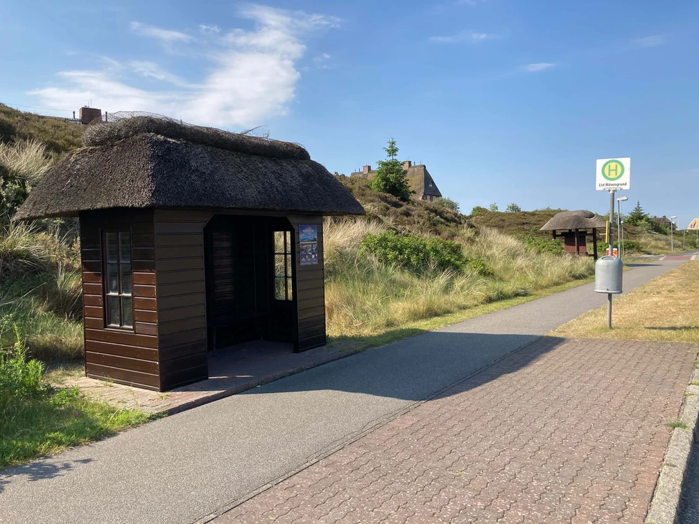 Bushaltestelle Mövengrund Richtung List  Bushaltestelle List Mövengrund