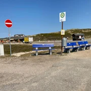 Bushaltestelle Textilstrand Richtung Westerland