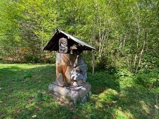 Skulptur «Flöschmandli vom Dachsgraben»