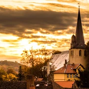 Bartholomaeuskirche Blankenburg im Abendlicht