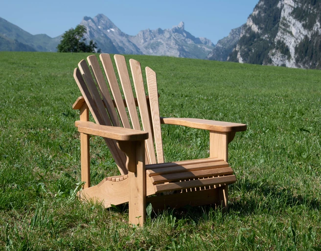 Fauteuil en chêne du Diemtigtal