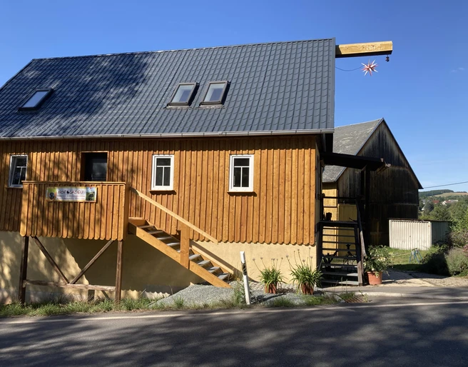 Ansicht von der Straße