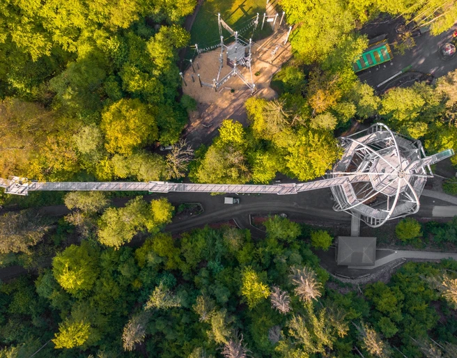 Baumwipfelpfad Harz von oben Baumwipfelpfad Harz von oben