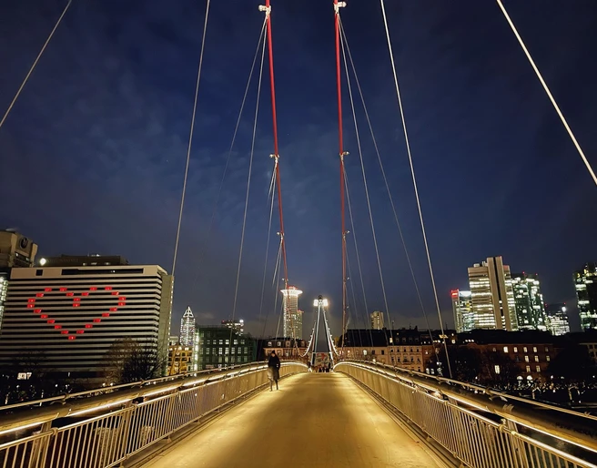 Holbeinsteg Nacht