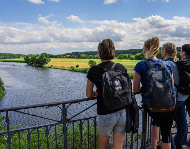 Wandern an der Mulde mit Ausblick vom Rabenstein - Leipzig Region