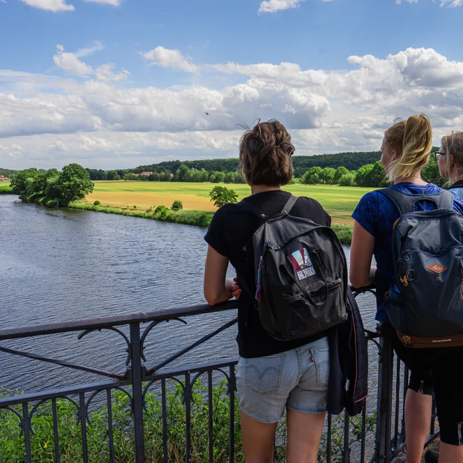 Wandern an der Mulde mit Ausblick vom Rabenstein - Leipzig Region