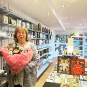 Kampen-Alla-Hebestreit-Bücherdeele-Eröffnung (2).JPG Die Bücherdeele Frau Manthey