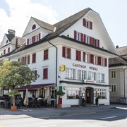 Das Ristorante-Pizzeria Cavallino mitten im Dorf Schüpfheim