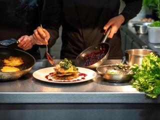 Lecker Essen im Restaurant